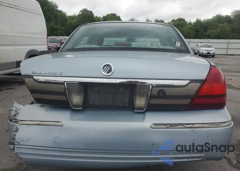 2003 Mercury Grand Marquis Ls из США, поврежденный, VIN 2MEFM75W03X614927